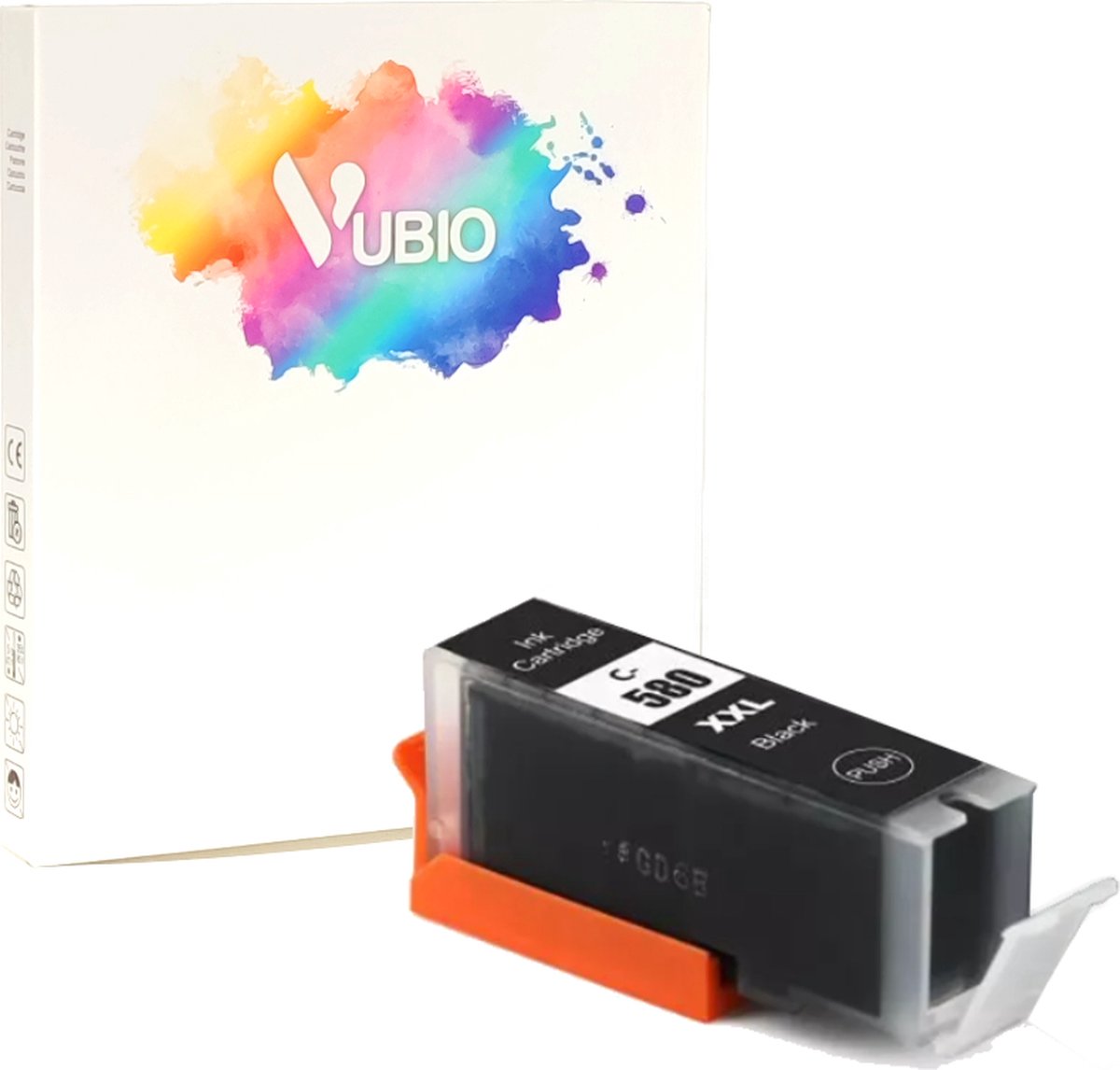 VUBIO PGI-580 / CLI-581 XXL Cartridge Geschikt Voor Canon Printer - K