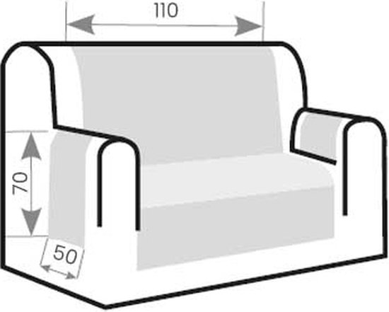 Belmarti® Bankbeschermer Duo 110cm Breed – Zwart – Dubbelzijdig, beschermt tegen vlekken, haren en krassen – ideaal voor gezinnen met kinderen en huisdieren, machinewasbaar