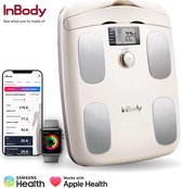 InBody Dial H20N - smart weegschaal met vet/spier meting - lichaamsanalyse - Bluetooth & app (Oatmeal Beige)