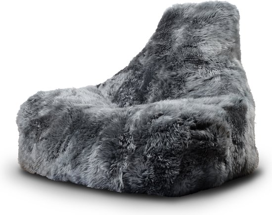 Extreme Lounging b-bag - mighty-b - zitzak voor volwassenen - 100% schapenwol en ergonomisch