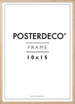 Fotolijst - Posterdeco - Premium Hout - Fotomaat 10x15 cm (A6) - Posterlijst - Fotolijstje - Eik