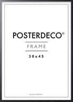 Fotolijst - Posterdeco - Premium Hout - Fotomaat 30x45 cm - Posterlijst - Fotolijstje - Zwart