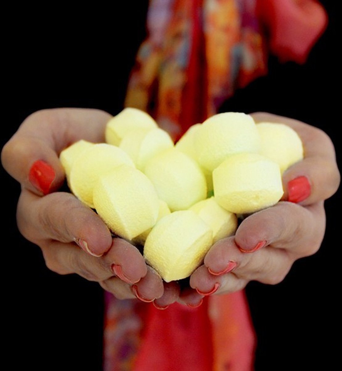 Mini Bruisballen Pina Colada - Chill Pills - 15 stuks - 2.5cm p/s - Kleine Bad Bommen