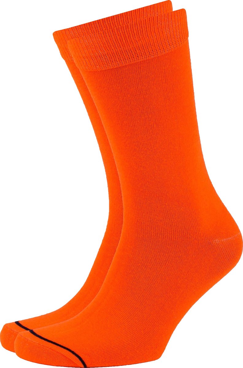 Suitable Sokken Bio Oranje - Maat 42-46 - Heren - Halfhoge sokken