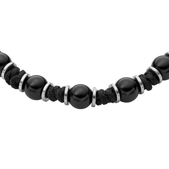 FOSSIL Roestvrij Stalen Herenarmband Met Open Sluiting - Goud Geborsteld