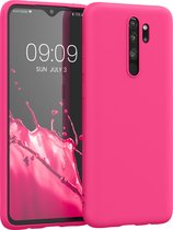 kwmobile telefoonhoesje geschikt voor Xiaomi Redmi Note 8 Pro - Hoesje voor smartphone - Back cover in neon roze