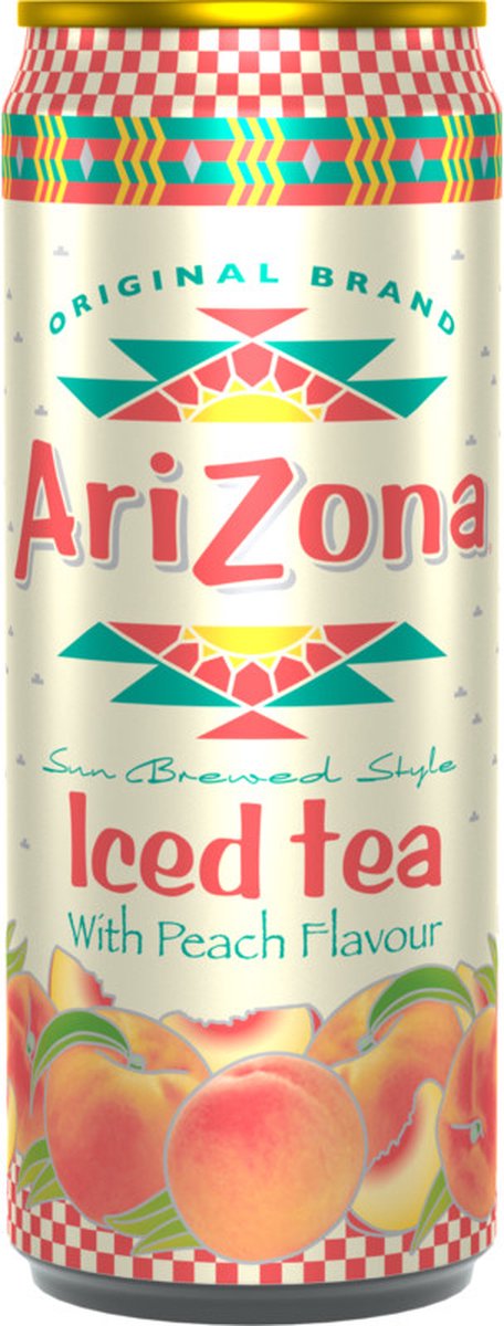 Arizona Iced Tea | Peach | Blik | 12 x 33 cl