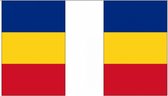 Ligne drapeau de luxe Roumanie 9 m