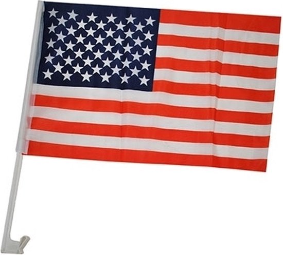 USA Flagge 30x45 Cm – Wetterfeste Polyester-Fahne Mit Hohlsaum Für Fahnenstange