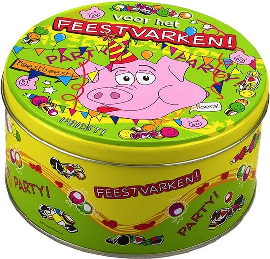 Snoeptrommel - Feestvarken