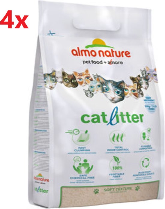 Almo Nature Catlitter Kattenbakvulling 4x4,54kg bol