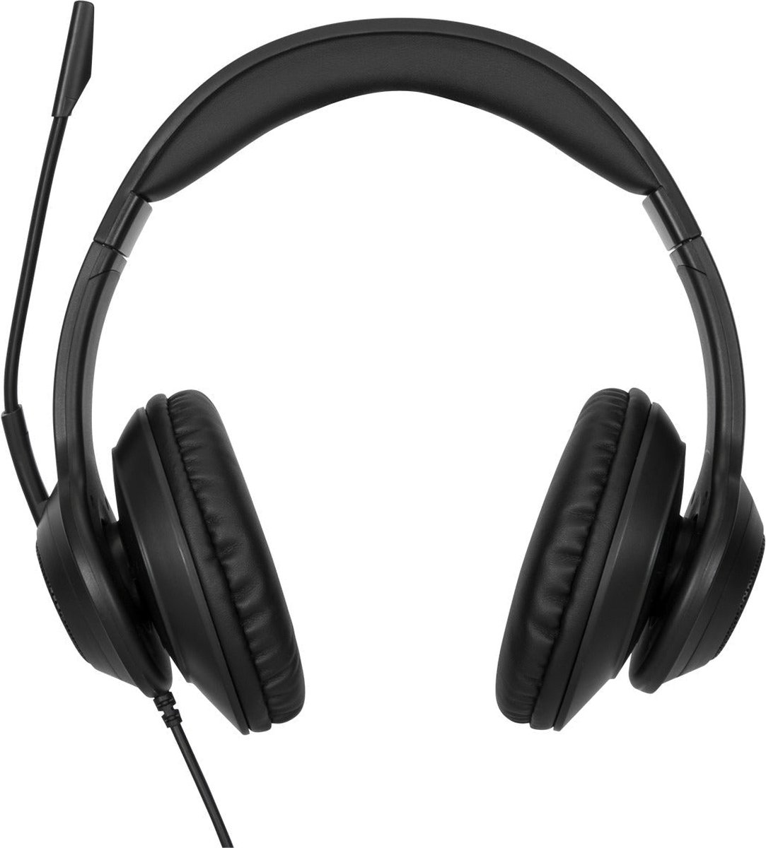 Targus AEH102GL hoofdtelefoon/headset Bedraad Hoofdband Oproepen/muziek USB Type-A Zwart