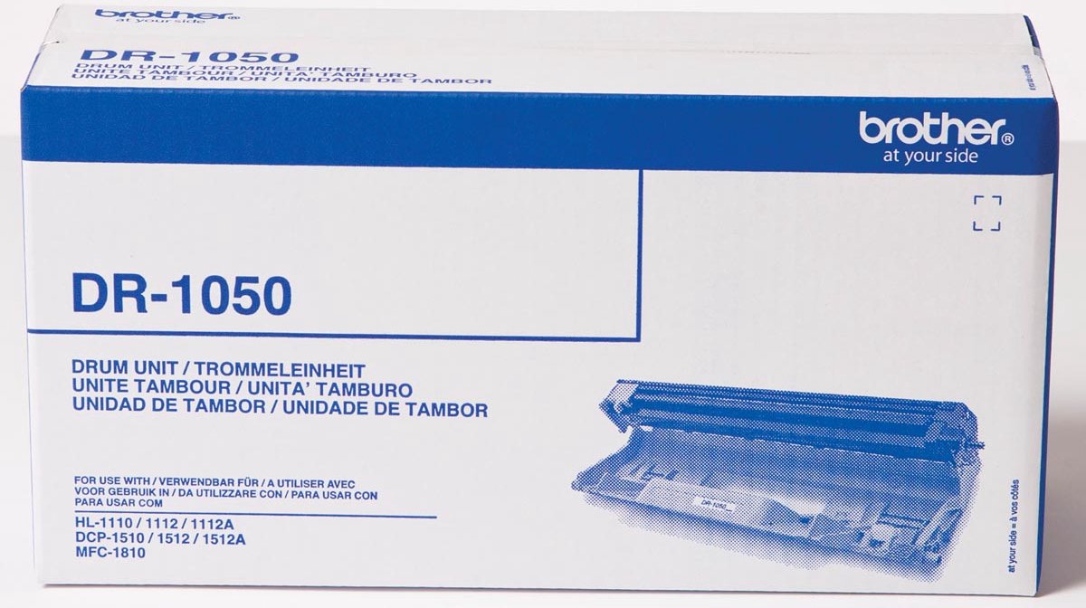Brother drum, 10.000 pagina's, OEM DR-1050, zwart 3 stuks
