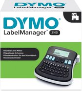 DYMO desktop labelprinter | LabelManager 210D herlaadbare handheld labelmaker | QWERTY-toetsenbord | Gebruiksvriendelijke, Smart-One-Touch-toetsen en groot scherm | voor organisatie thuis en op kantoor