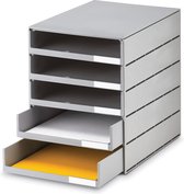 Boîte à tiroirs 5 tiroirs Styroval Grey Open