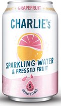Charlie's Fruit Lemonade Pamplemousse, boîte de 330 ml, paquet de 12