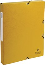 Exacompta elastobox Exabox geel rug van 25 cm