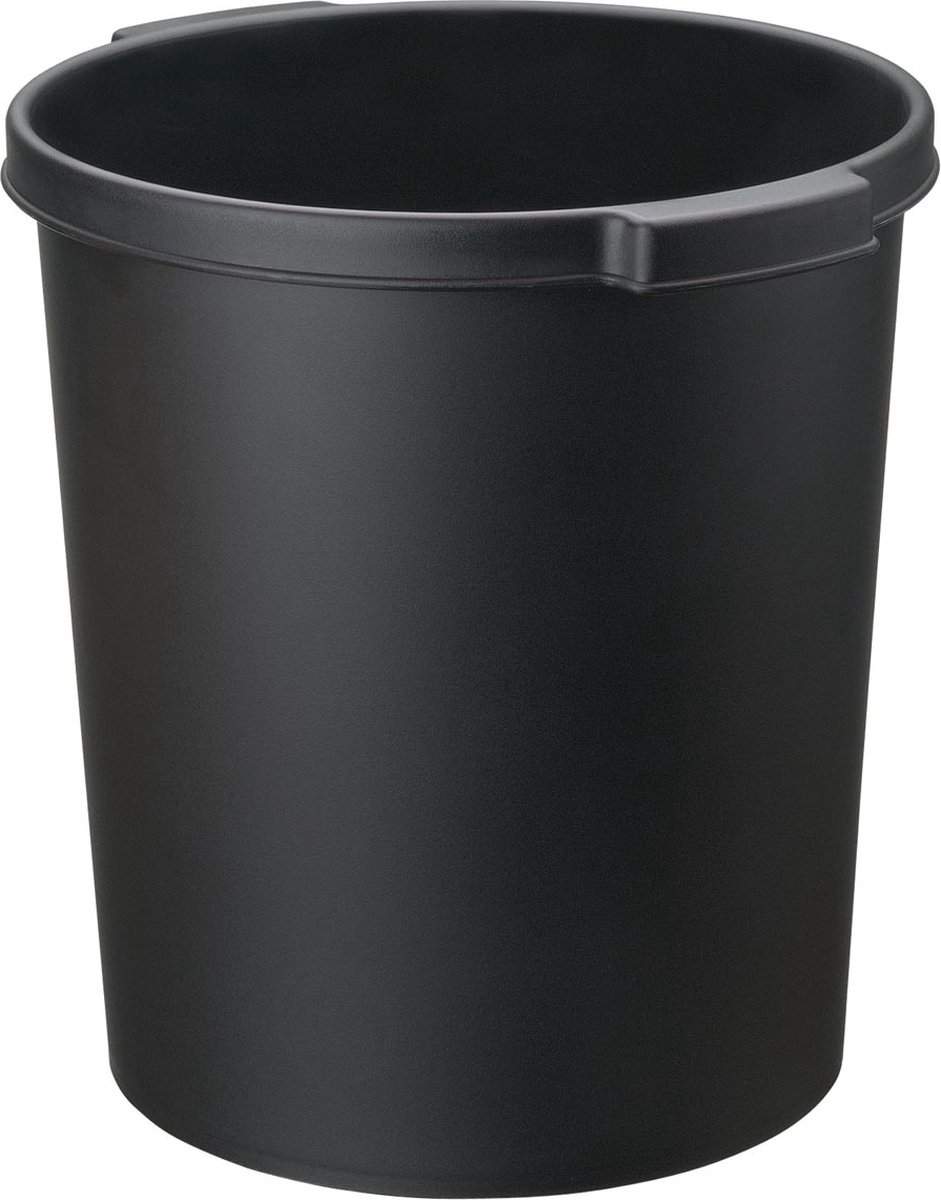 Goedkoopste Papierbak Djois Re-Solution 15liter met griprand zwart