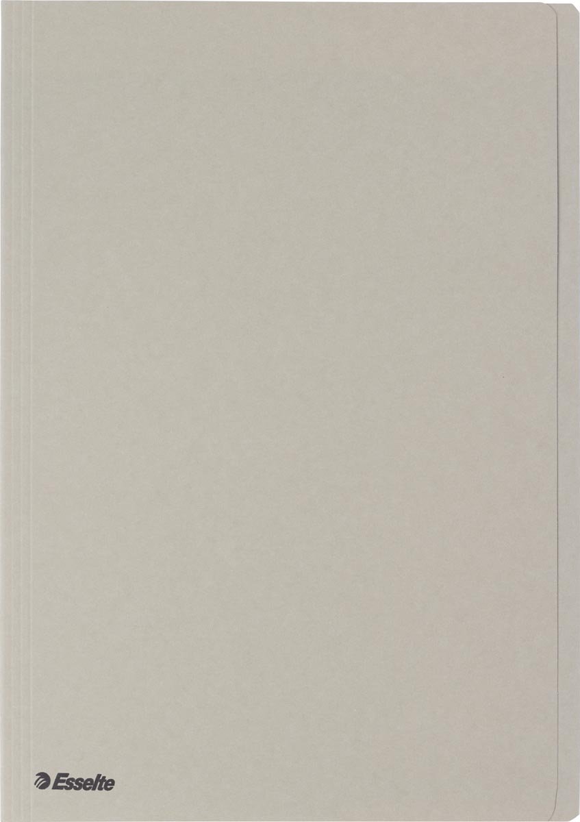 Esselte dossiermap grijs, ft folio 3 stuks