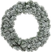 Couronne de Noël/couronne de pin vert avec neige 35 cm - Couronnes de pin/couronnes de porte Décorations de Noël