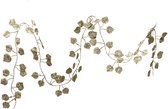 1x guirlande / guirlande de Noël avec des feuilles d' or 200 cm - Guirlandes de Noël/ guirlandes de Noël