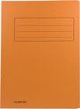 Class'ex dossiermap, 3 kleppen ft 23,7 x 34,7 cm (voor ft folio), oranje 50 stuks