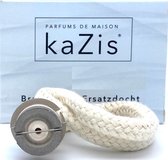 KAZIS Steen en lont voor geurbranders - geschikt voor LampAir, Ashleigh & Burwood en Lampe Berger