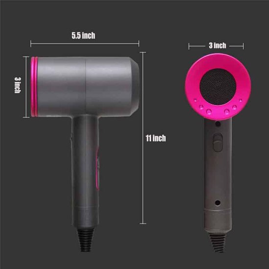 Shoppen voor Iedereen- Ironisch föhn met diffuser 2000W-Ionische ...