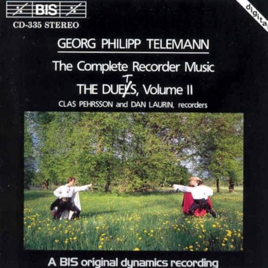 Clas Pehrsson & Dan Laurin - Telemann: The Complete Recorder Duets Vol.2 (CD)