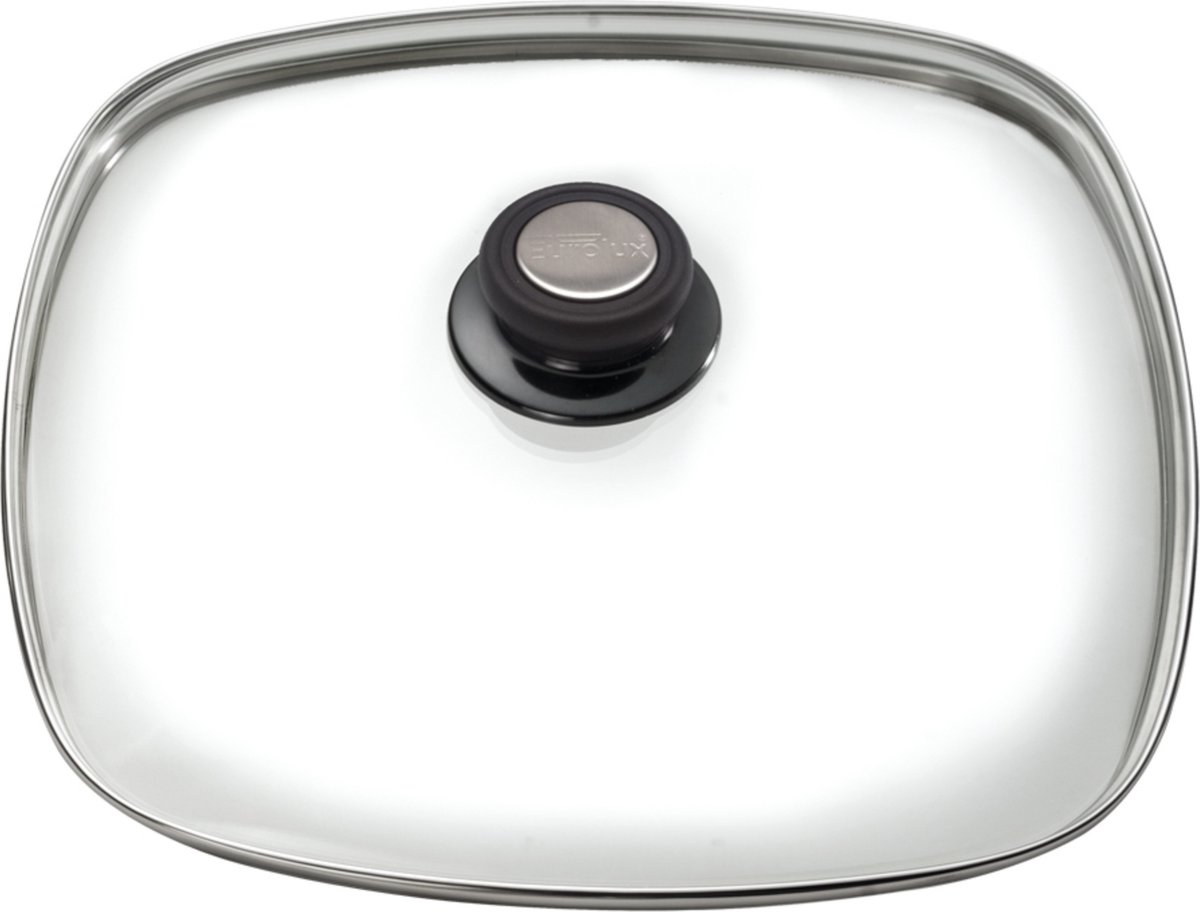 Eurolux glazen deksel met knop 20 x 20 cm