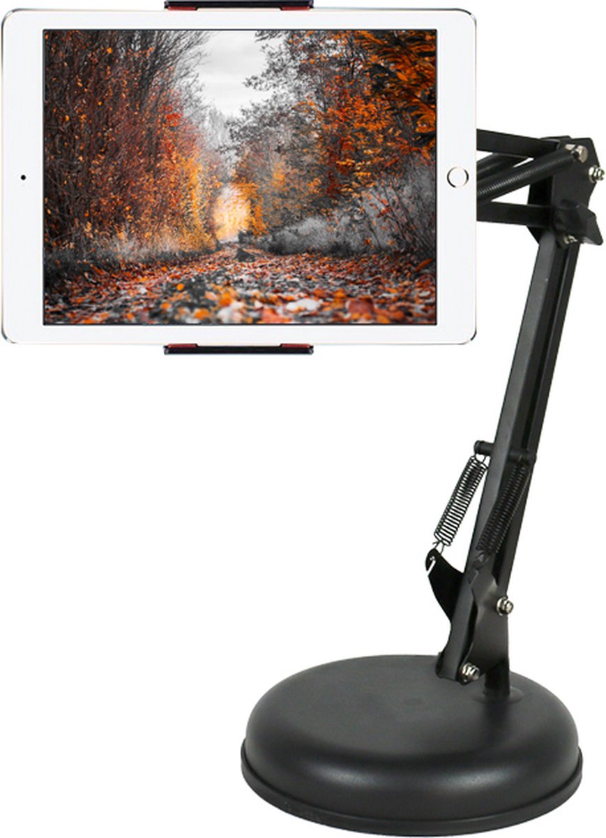 Verstelbare Lange Arm Telefoonhouder - Universele Tafelstandaard Voor Smartphone En Tablet