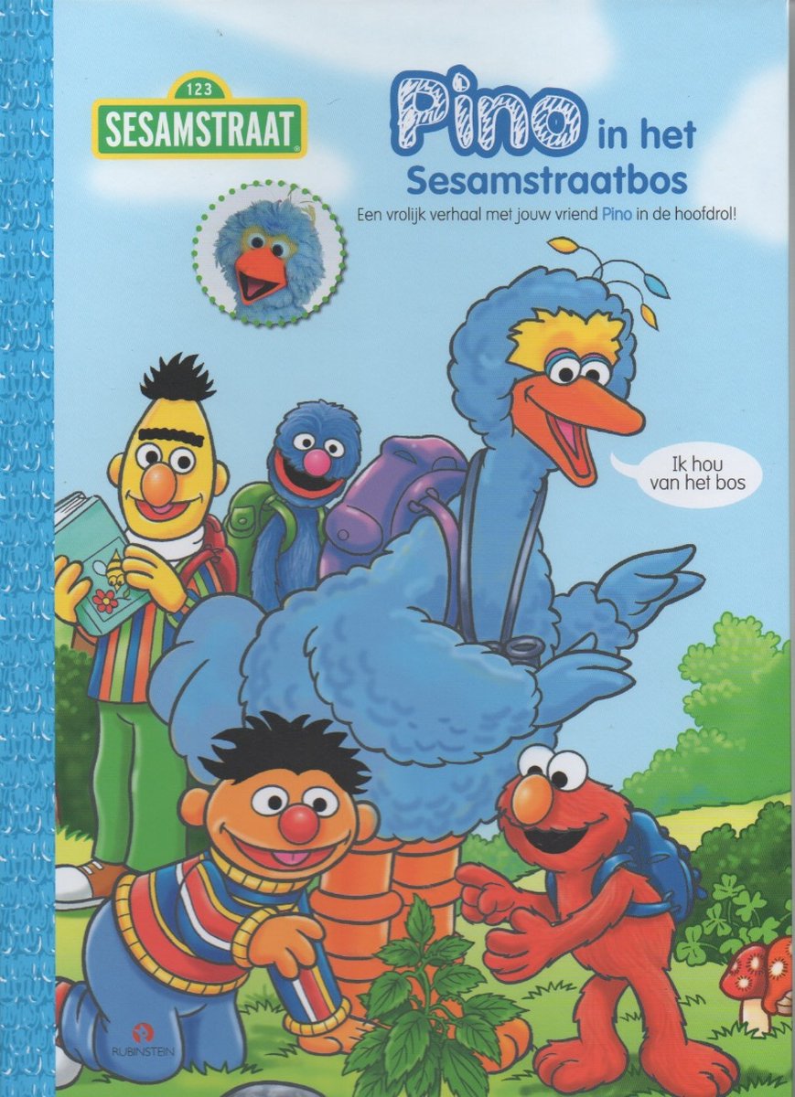 Sesamstraat Voorleesboek Pino In Het Sesamstraatbos Harde Kaft 