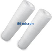 2 x waterfilter - sedimentfilter vervangpatroon 10" - 50 micron - GRATIS VERZENDING
