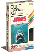 Clementoni Puzzles Pour Adultes - Cult Movies Jaws, Puzzle 500 Pièces, 14-99 Ans - 35111