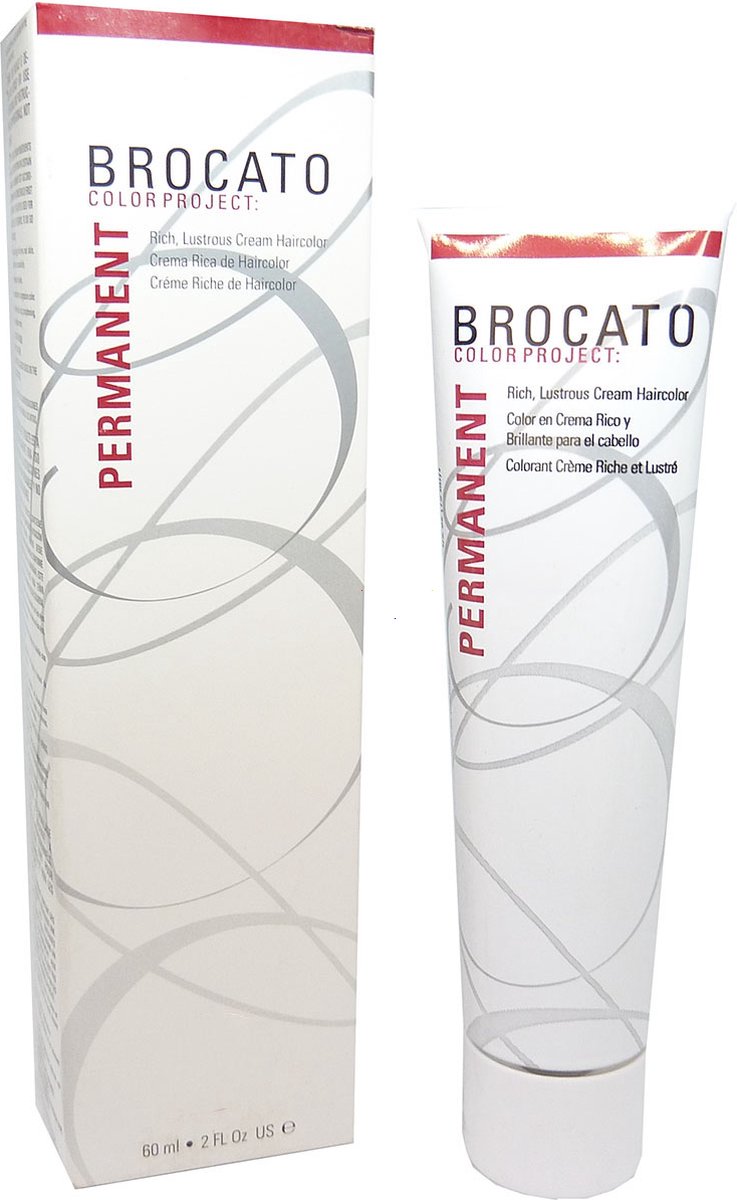 Brocato Color Project Permanent Haircolor Crème Haarkleur Kleuring 60ml - 5/75 5/BR