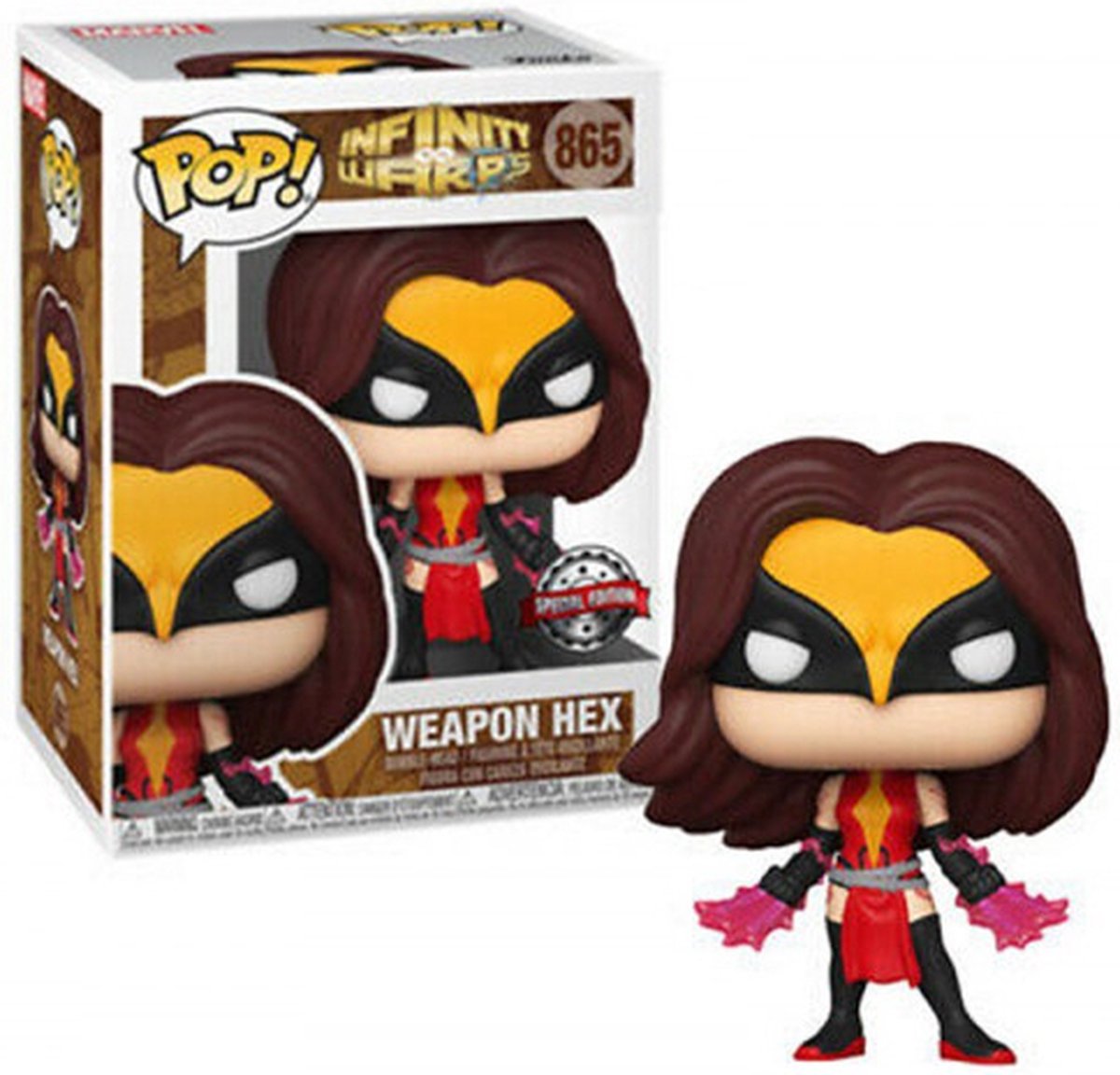 Funko Pop! Marvel Infinity Warps Weapon Hex #865 Exclusive