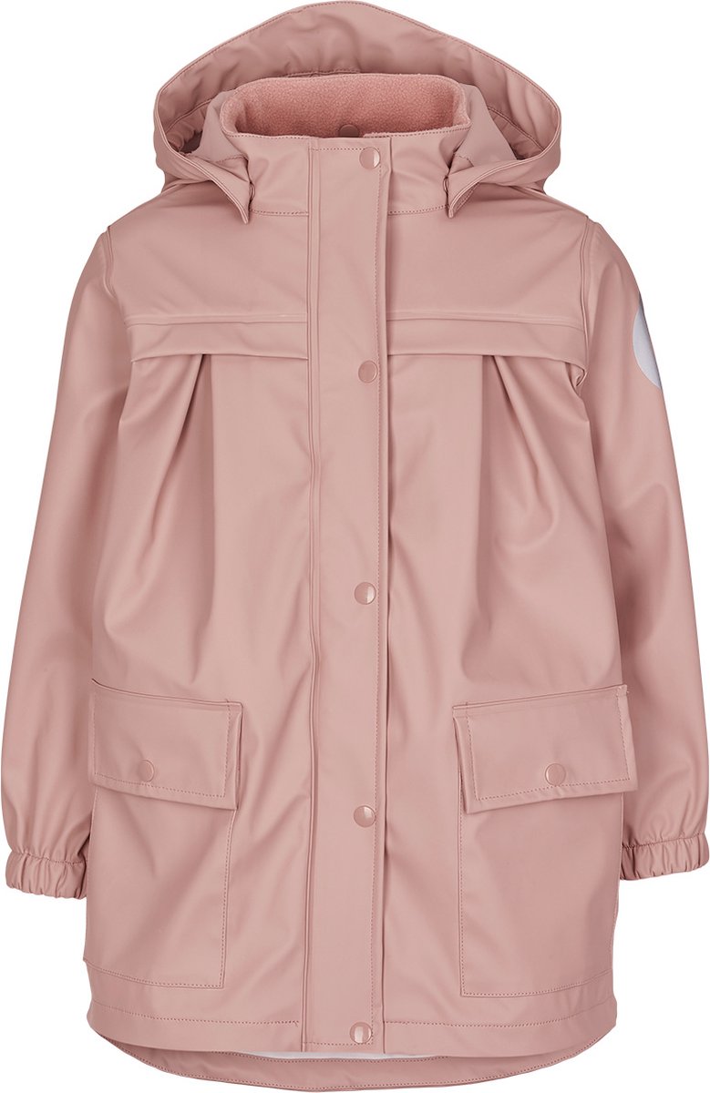 Müsli Rainwear Long Jacket Rose Wood - Regenjas - Meisjes - Maat: 128