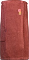 ARTG® Towelzz - Sauna Kilt - Femme - avec Fermetures velcro - Rose Foncé - Vieux Pink - (taille jusqu'à 170 cm)