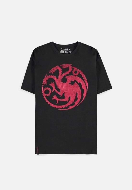 Game Of Thrones - House Targaryen - House Of The Dragon Dames T-shirt - S - Zwart