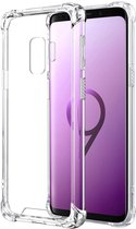 Hoesje geschikt voor Samsung Galaxy S9 - Clear Anti Shock Hybrid Armor Case Siliconen Back Cover Hoes Transparant