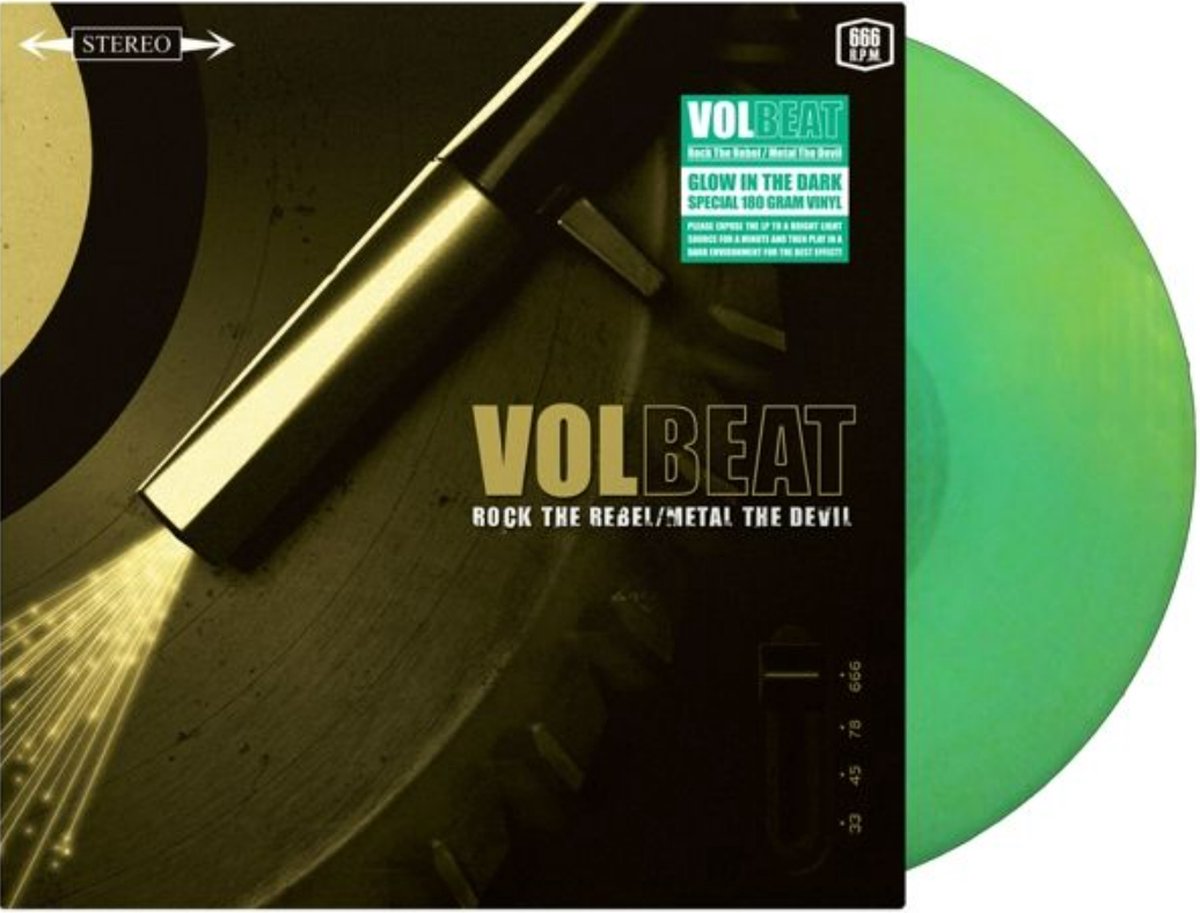 Volbeat - Rock the Rebel/Metal the Devil (Green Glow In the Dark Vinyl) - Volbeat