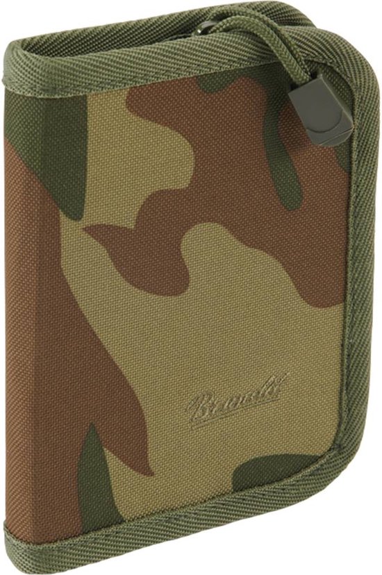 Brandit - Wallet olive camo Portemonnee - One size - Multicolours