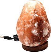 USB Himalaya Zoutlamp - Oranje - 1kg