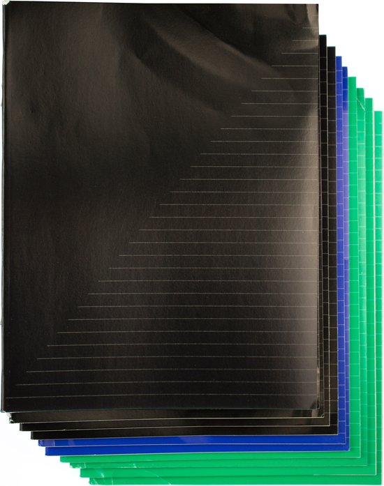 Kangaro schrift - A5 - lijn - 80 pagina's - 60 grams - assorti - 10 stuks - K-58301