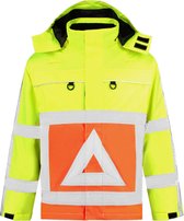 EM Traffic Parka Verkeersregelaar Oxford RWS - Fluor geel / Fluor Oranje - Maat 5XL