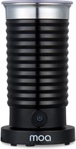 MOA Melkopschuimer Elektrisch - BPA vrij - Voor Opschuimen en Verwarmen - Zwart - MF4BN