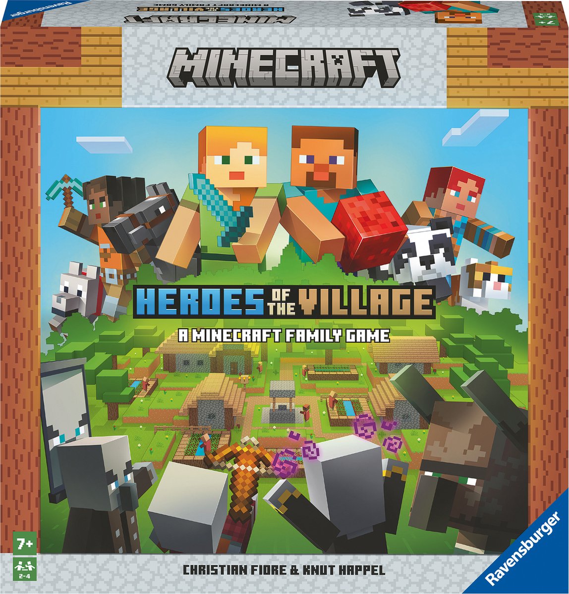 Ravensburger Minecraft junior: Heroes of the village - Bordspel — afbeelding 2