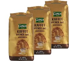 Gina Kaffee Wiener Art - koffiebonen - 3 x 1 kg