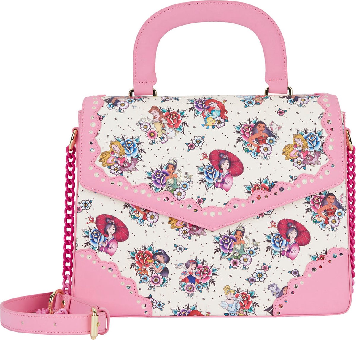 Disney Loungefly Crossbody Tas Princess Tattoo