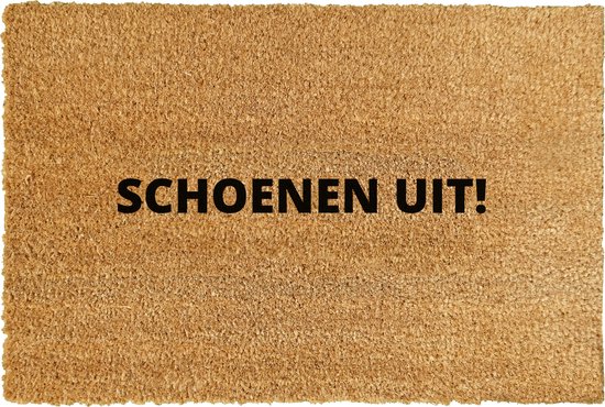 Deurmat Welkom doe je schoenen uit de kinderen likken de vloeren grappige entree tapijten indoor antislip, wasbare entreemat buitendeurmatten voor keuken, badkamer woondecoratie 60 x 90 cm (Co